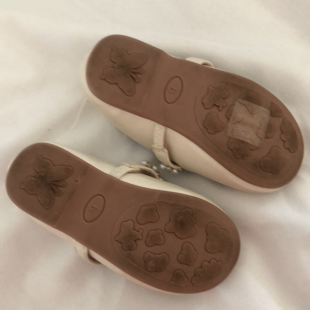 Girls Tip top spring pearl diamonds dress shoes - Picture 4 of 8
